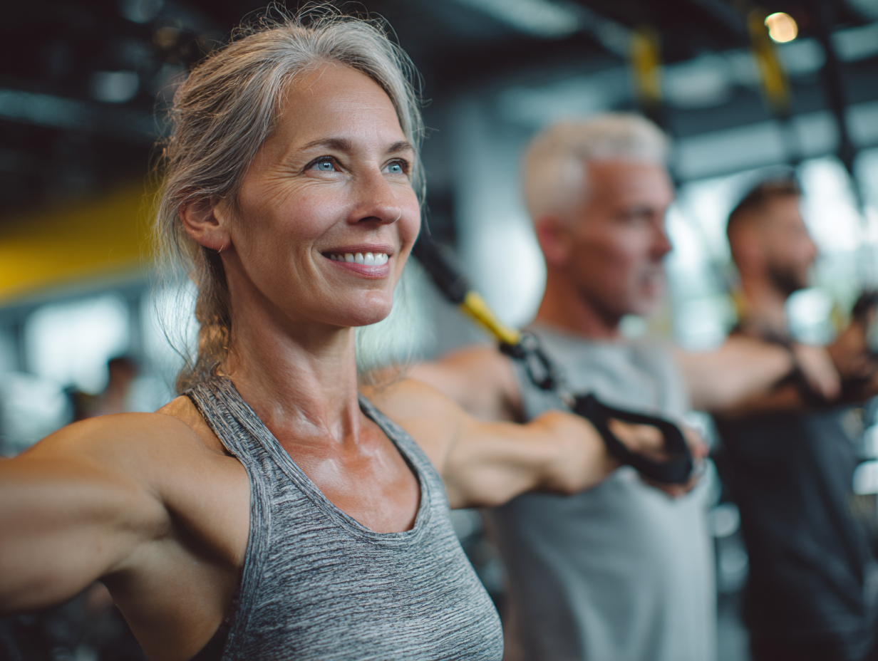 Тренер працює з клієнтами різного віку